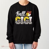 Ball Gigi Leopard Baseball Softball Gigi Grandma Great Gift Women's Sweatshirt thumb 0