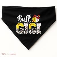 Ball Gigi Leopard Baseball Softball Gigi Grandma Great Gift USA-Made Doggie Bandana thumb 0