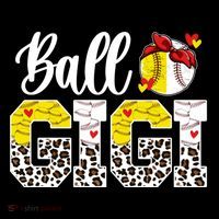 Ball Gigi Leopard Baseball Softball Gigi Grandma Great Gift Coffee Mug thumb 5