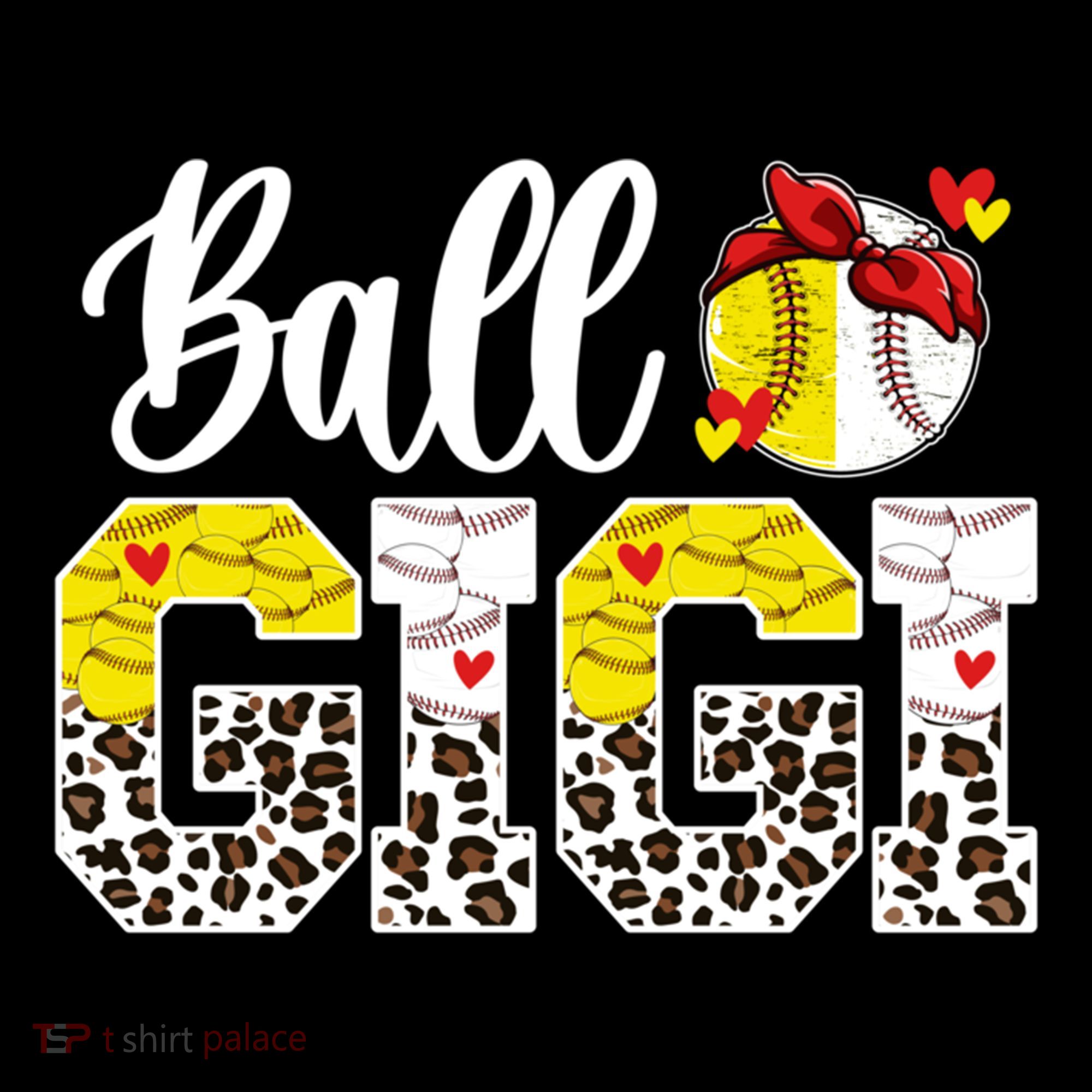 Ball Gigi Leopard Baseball Softball Gigi Grandma Great Gift Coffee Mug