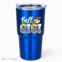 Ball Gigi Leopard Baseball Softball Gigi Grandma Great Gift Tumbler thumb 0