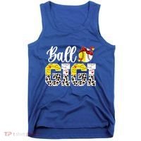 Ball Gigi Leopard Baseball Softball Gigi Grandma Great Gift Tank Top thumb 0