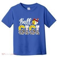 Ball Gigi Leopard Baseball Softball Gigi Grandma Great Gift Toddler T-Shirt thumb 0