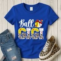 Ball Gigi Leopard Baseball Softball Gigi Grandma Great Gift Women's T-Shirt thumb 3