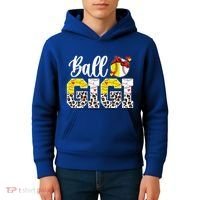 Ball Gigi Leopard Baseball Softball Gigi Grandma Great Gift Kids Hoodie thumb 4