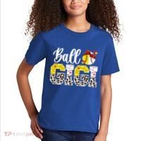 Ball Gigi Leopard Baseball Softball Gigi Grandma Great Gift Kids T-Shirt thumb 2