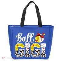 Ball Gigi Leopard Baseball Softball Gigi Grandma Great Gift Tote Bag thumb 0