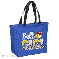 Ball Gigi Leopard Baseball Softball Gigi Grandma Great Gift Tote Bag thumb 2
