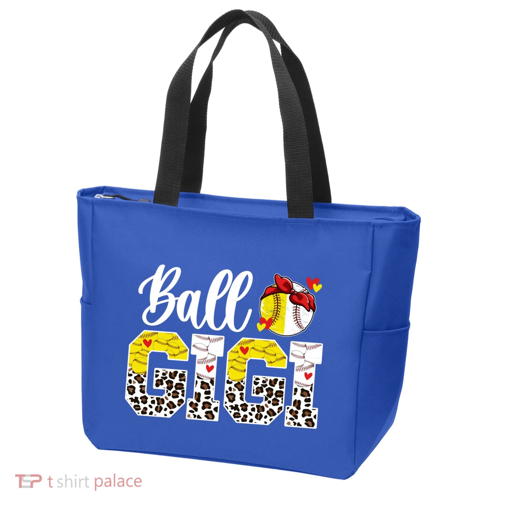 Ball Gigi Leopard Baseball Softball Gigi Grandma Great Gift Tote Bag
