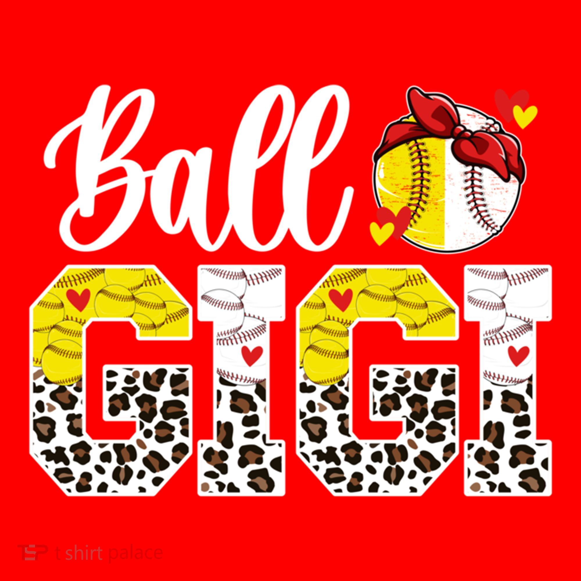 Ball Gigi Leopard Baseball Softball Gigi Grandma Great Gift Santa Hat