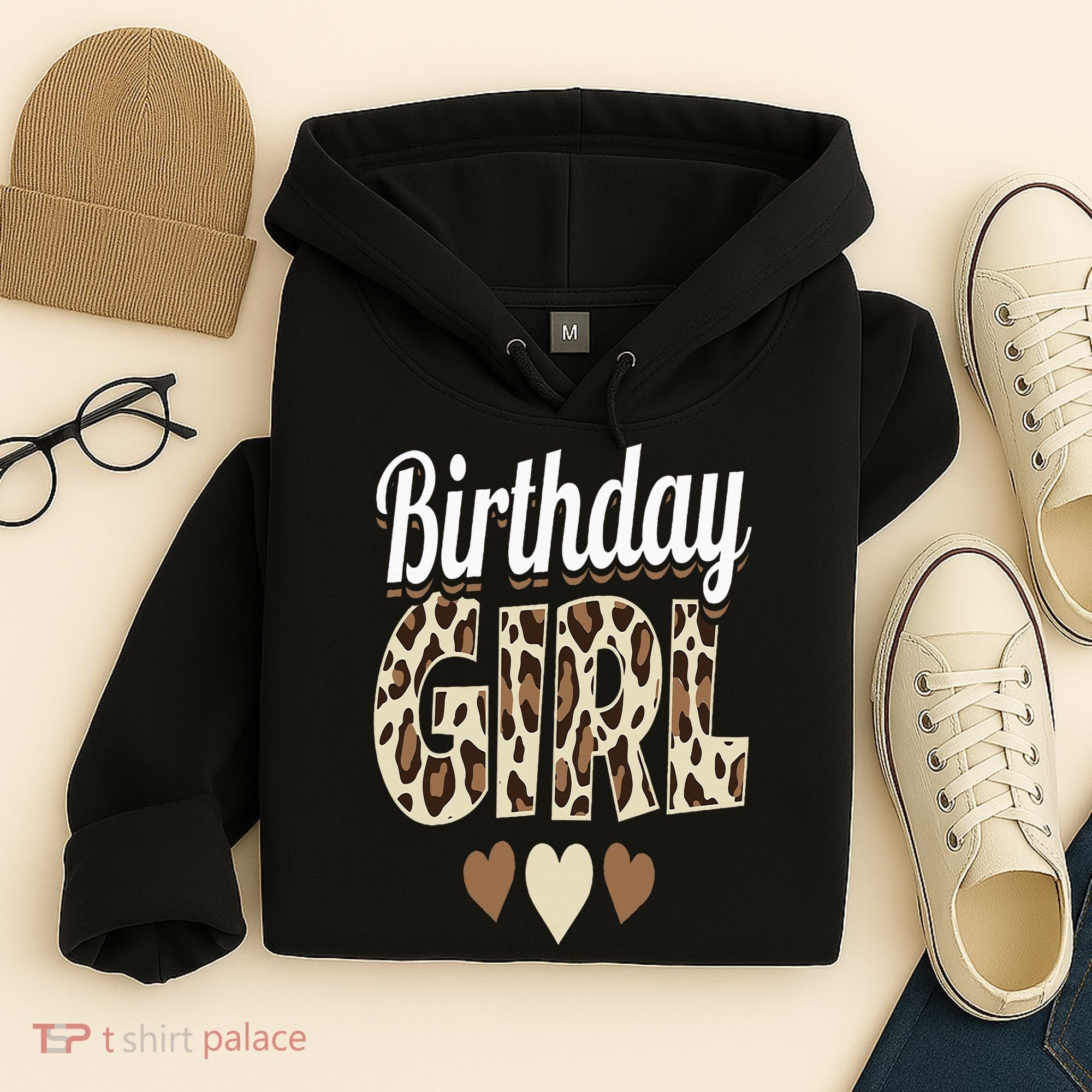 Birthday Girl Leopard Hoodie