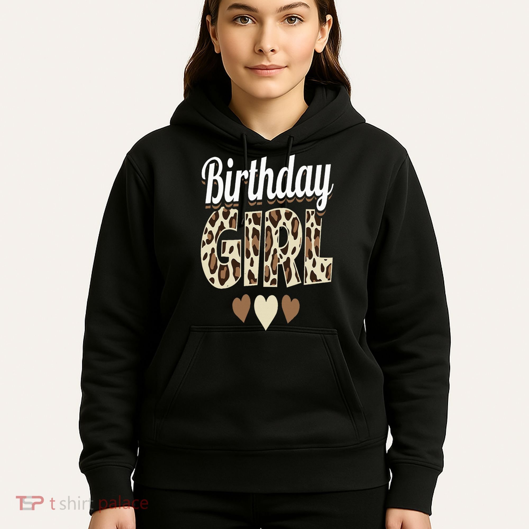Birthday Girl Leopard Hoodie