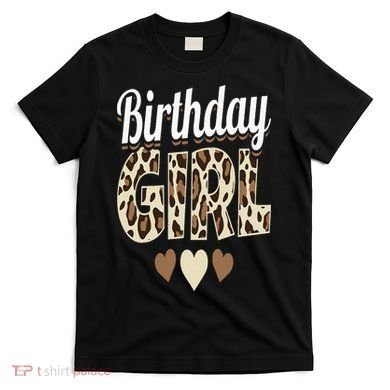 Birthday Girl Leopard T-Shirt