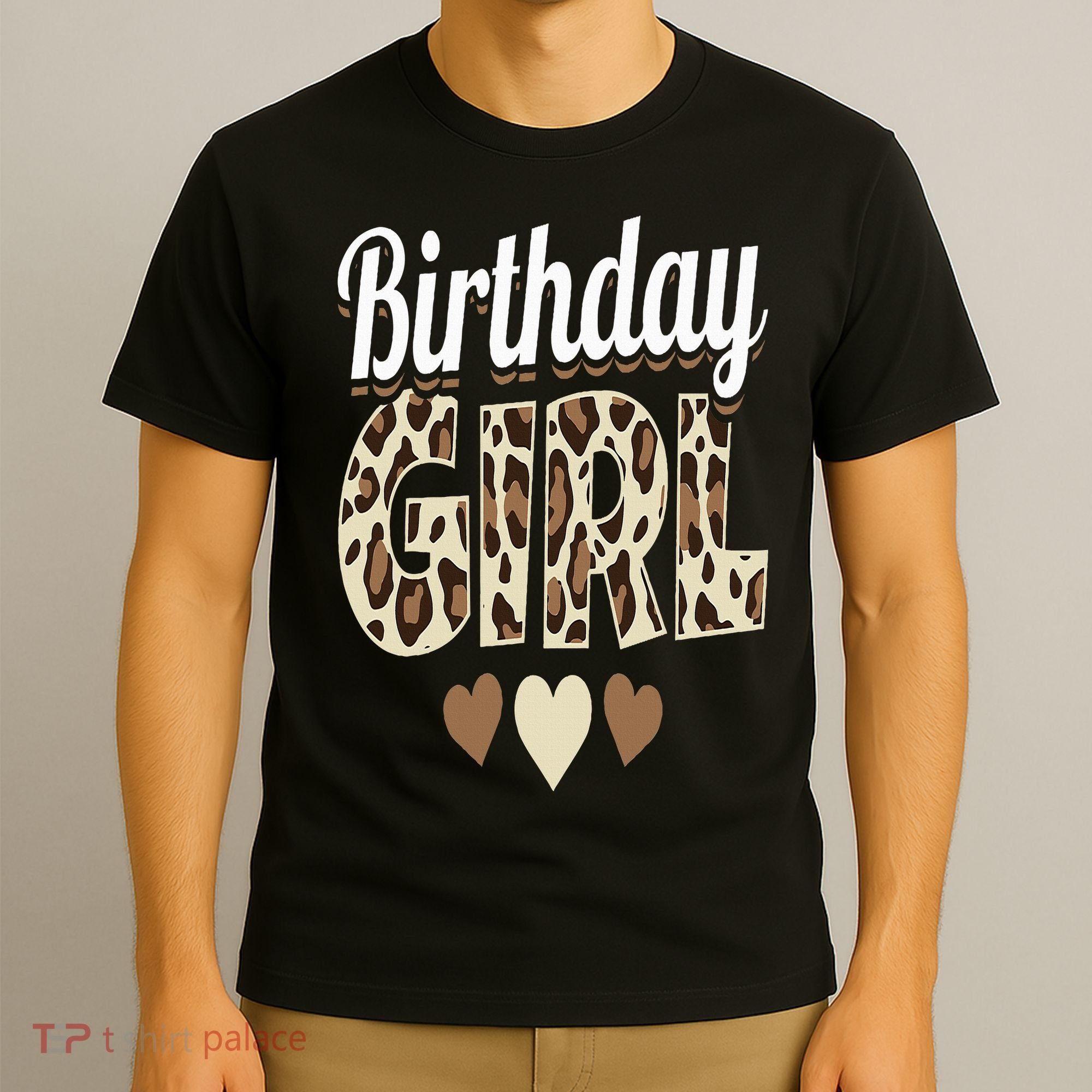 Birthday Girl Leopard T-Shirt