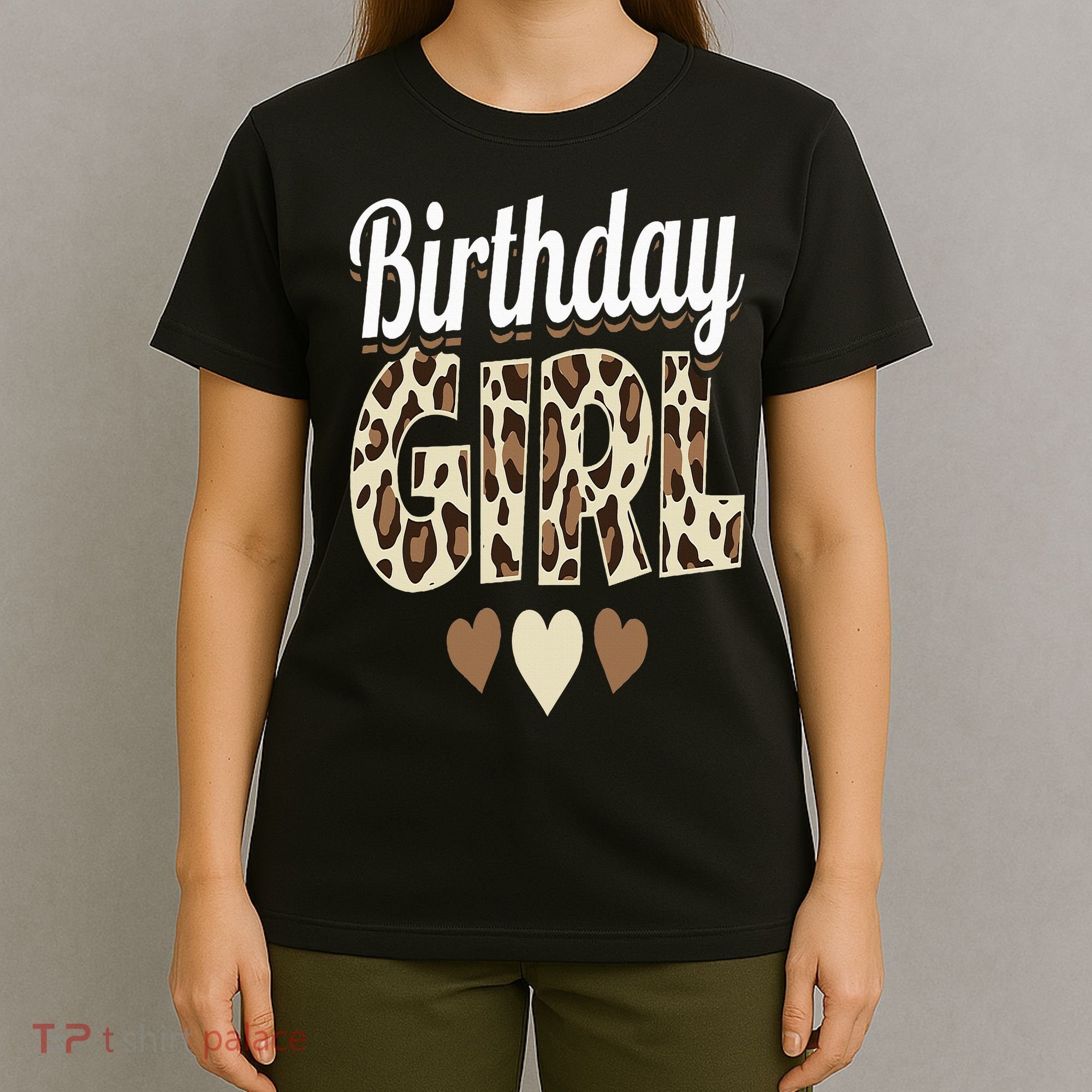 Birthday Girl Leopard T-Shirt
