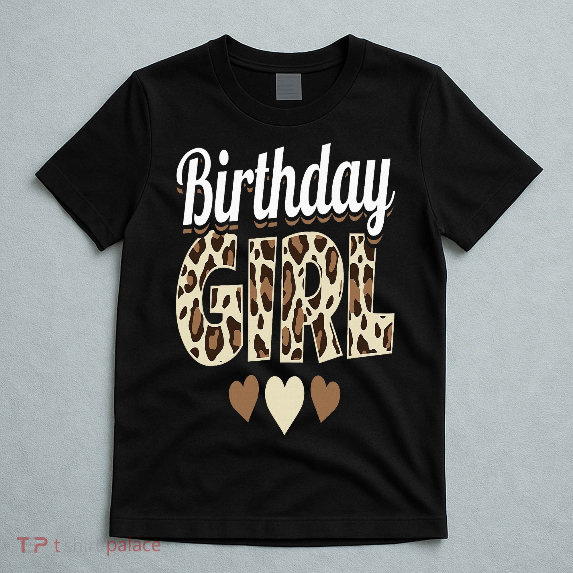 Birthday Girl Leopard T-Shirt