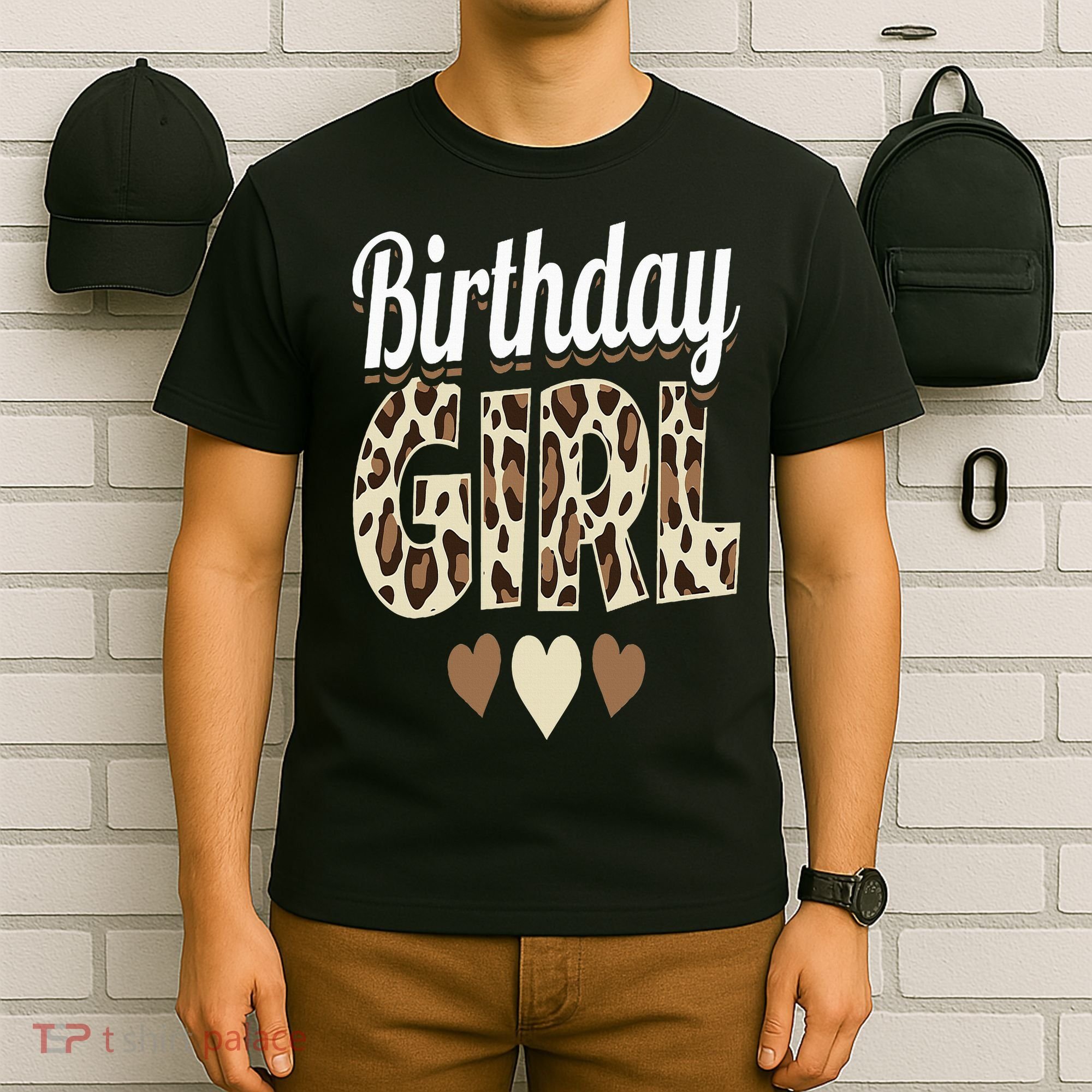 Birthday Girl Leopard T-Shirt