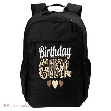 Birthday Girl Leopard Backpack