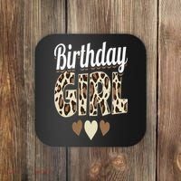 Birthday Girl Leopard Coaster thumb 0