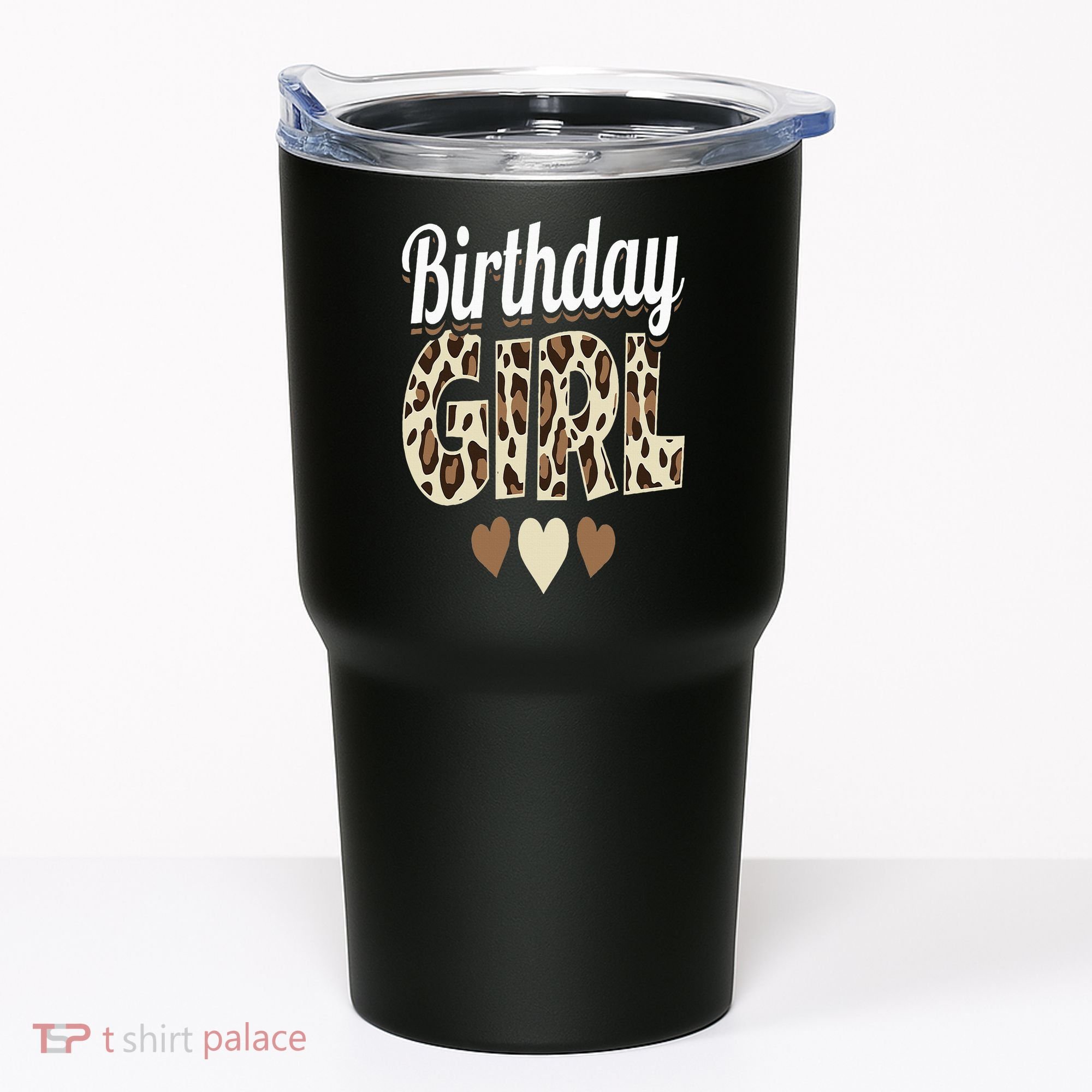 Birthday Girl Leopard Tumbler