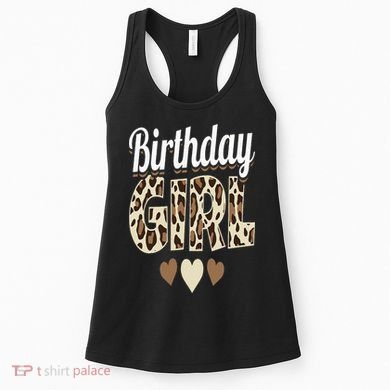 Birthday Girl Leopard Women's Tank Top