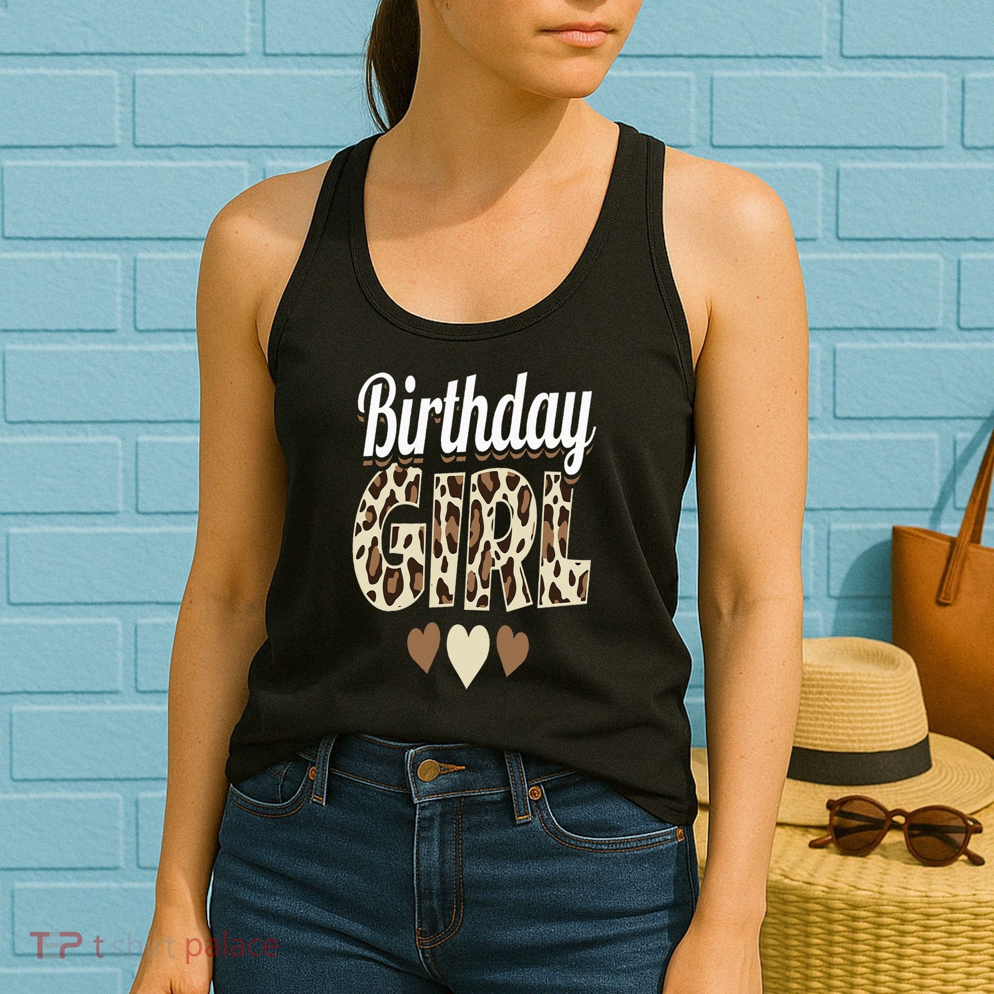 Birthday Girl Leopard Women's Tank Top