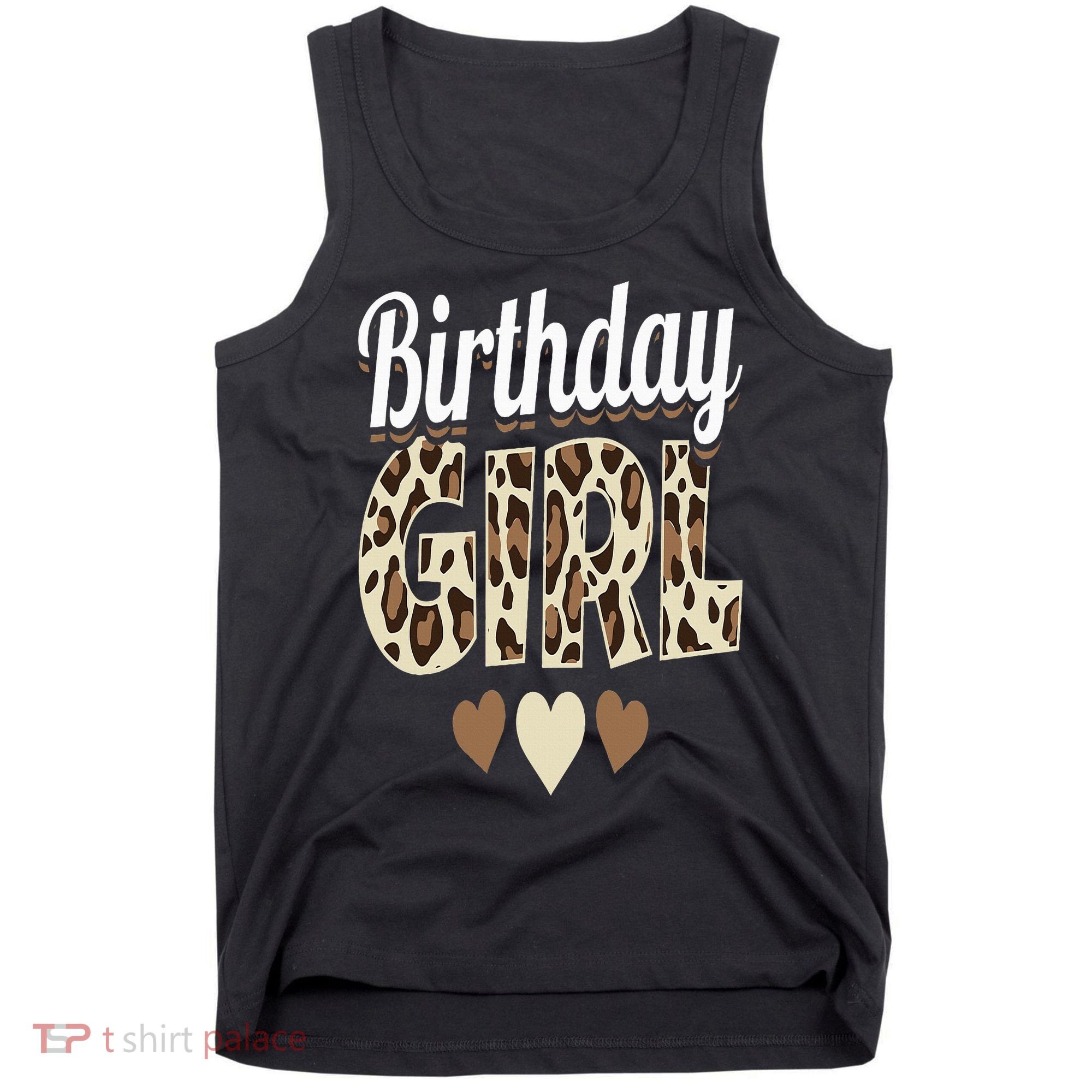Birthday Girl Leopard Tank Top