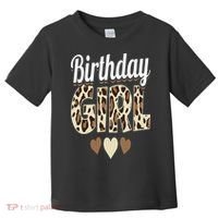 Birthday Girl Leopard Toddler T-Shirt thumb 0