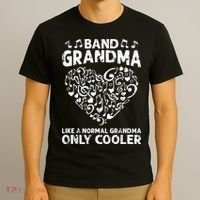 Band Grandma like a normal grandma only cooler  orchestra T-Shirt thumb 3