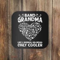 Band Grandma like a normal grandma only cooler  orchestra Coaster thumb 0