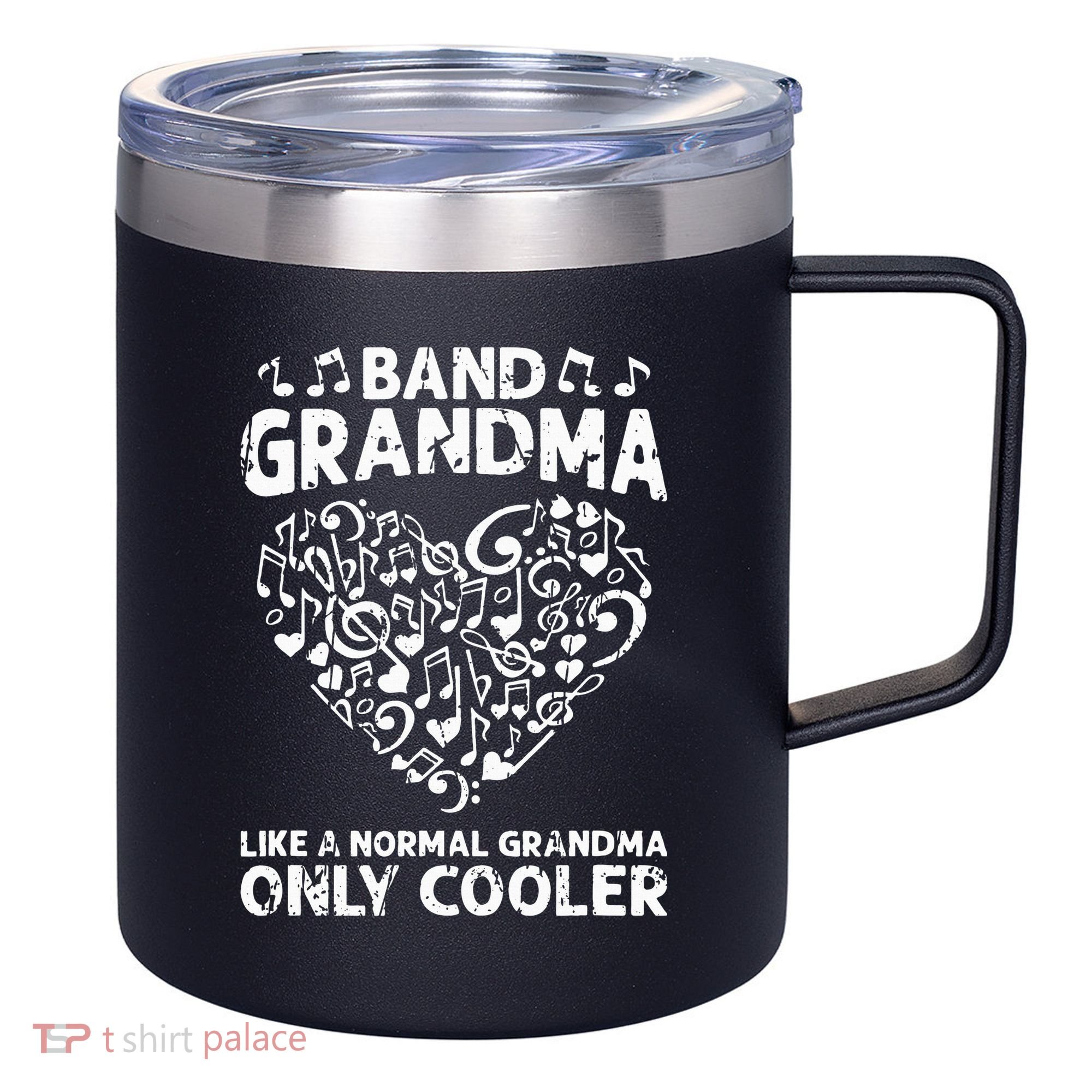 Band Grandma like a normal grandma only cooler  orchestra 12oz Stainless Steel Coffee Mug