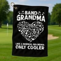 Band Grandma like a normal grandma only cooler  orchestra Golf Towel thumb 1