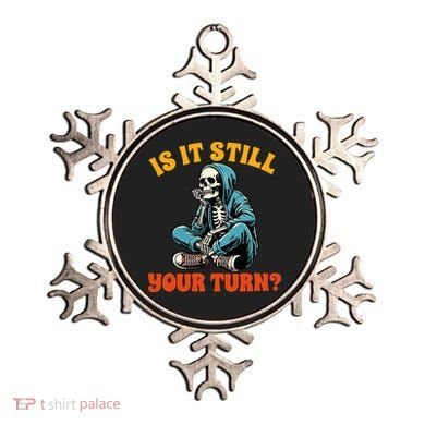 Board Game Lover Skeleton Game Night Is It Still Your Turn Ornament
