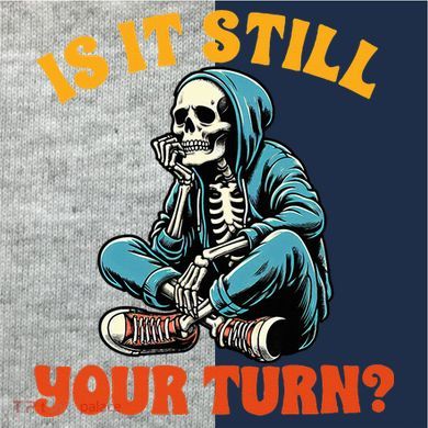 Board Game Lover Skeleton Game Night Is It Still Your Turn Kids Colorblock Raglan Jersey