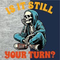 Board Game Lover Skeleton Game Night Is It Still Your Turn Kids Colorblock Raglan Jersey thumb 2