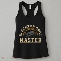 Blacktop Grill Master Griddle Bbq Stone Chef Women's Tank Top thumb 3