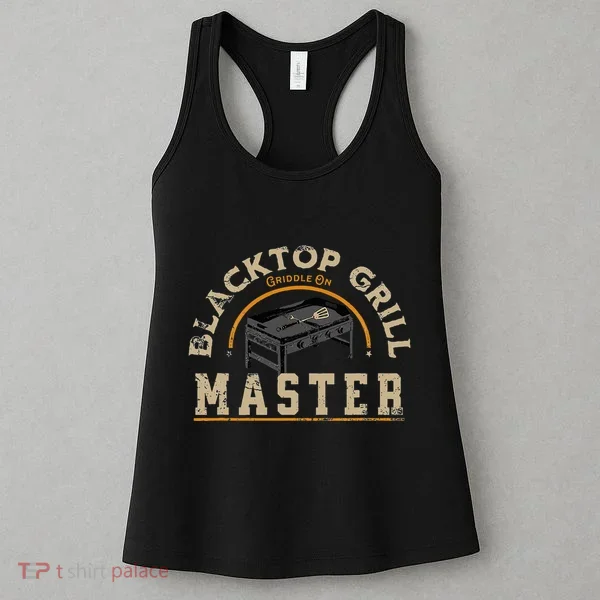 Blacktop Grill Master Griddle Bbq Stone Chef Women's Tank Top