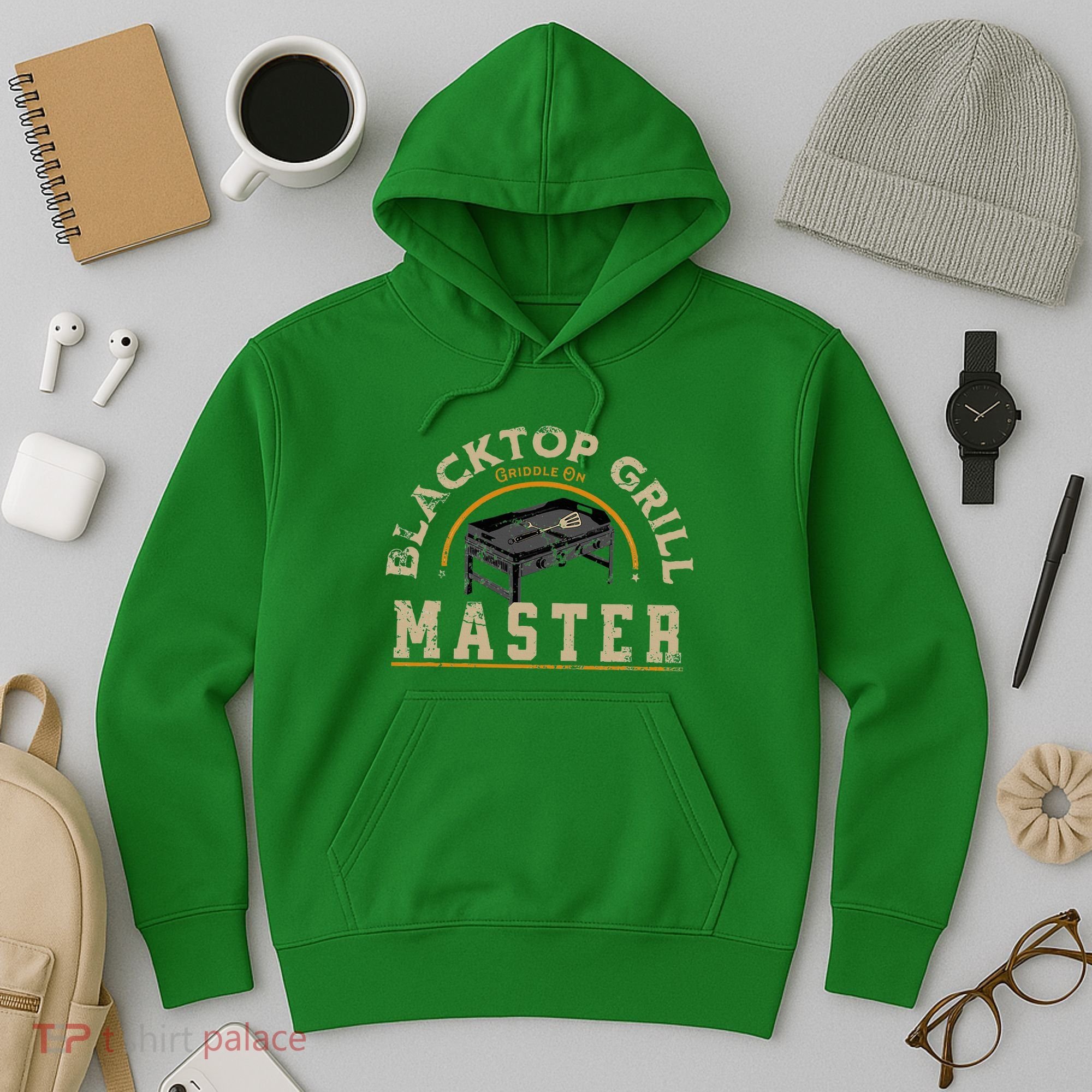 Blacktop Grill Master Griddle Bbq Stone Chef Hoodie