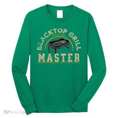 Blacktop Grill Master Griddle Bbq Stone Chef Long Sleeve Shirt