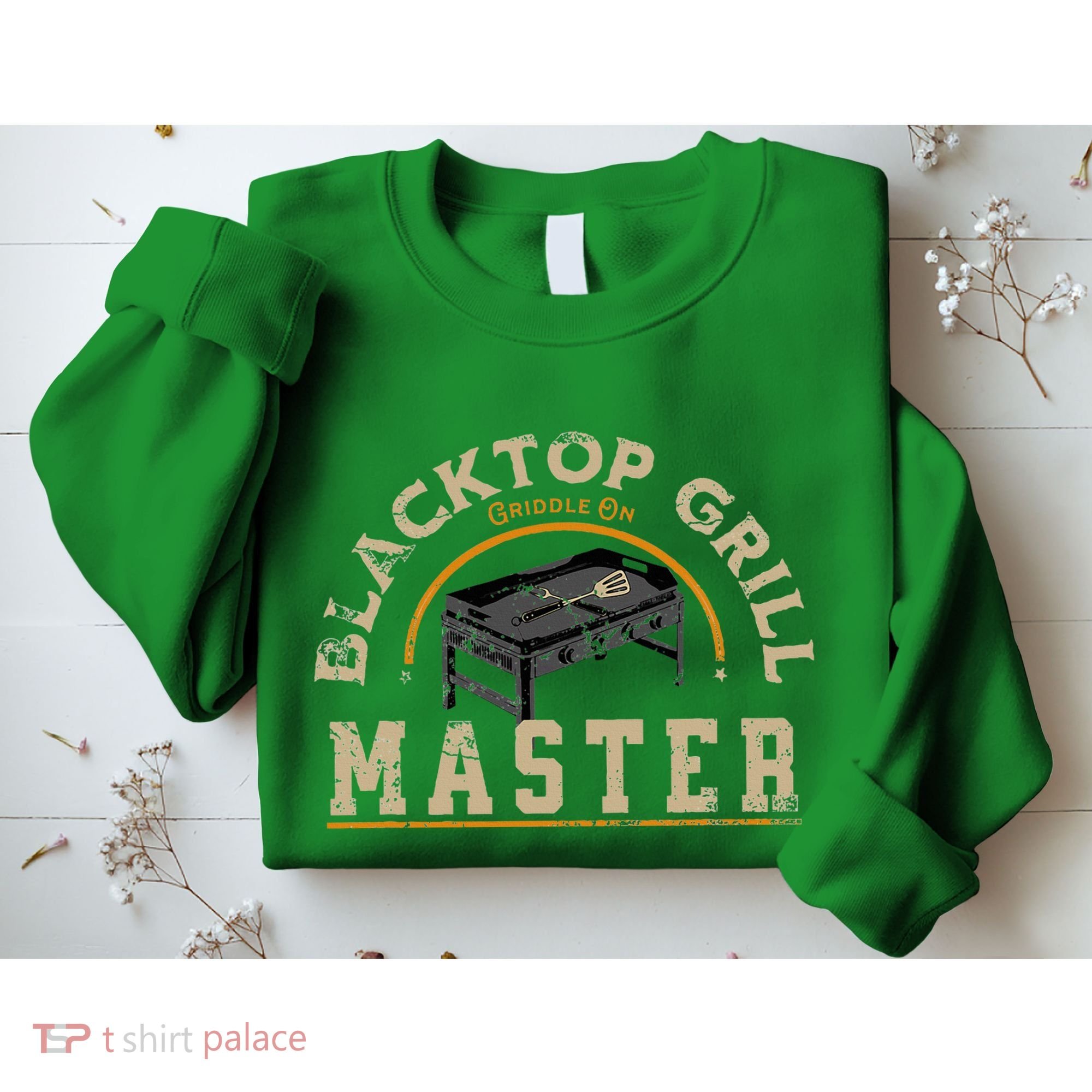 Blacktop Grill Master Griddle Bbq Stone Chef Sweatshirt