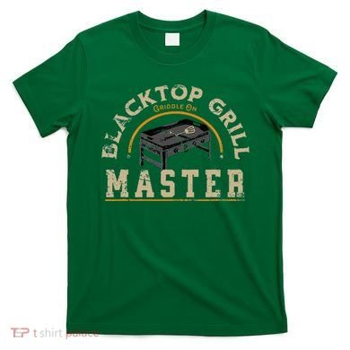 Blacktop Grill Master Griddle Bbq Stone Chef T-Shirt