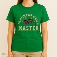 Blacktop Grill Master Griddle Bbq Stone Chef T-Shirt thumb 4