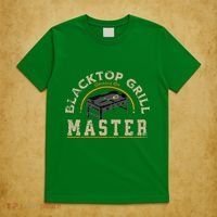 Blacktop Grill Master Griddle Bbq Stone Chef T-Shirt thumb 5