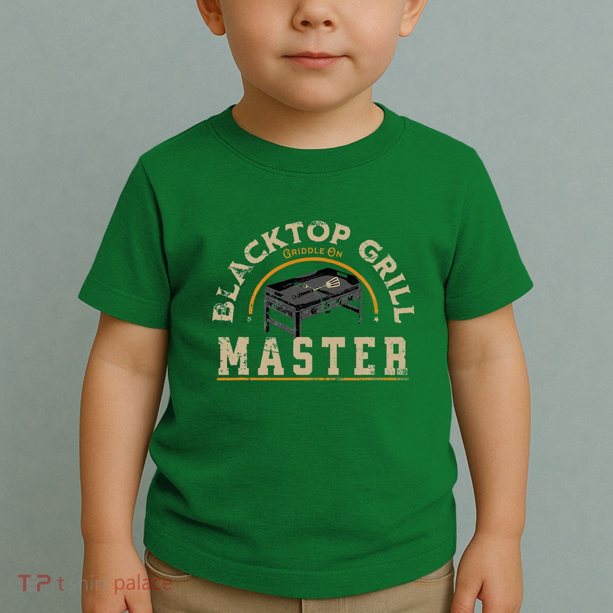 Blacktop Grill Master Griddle Bbq Stone Chef Toddler T-Shirt