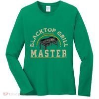 Blacktop Grill Master Griddle Bbq Stone Chef Women's Long Sleeve Shirt thumb 0