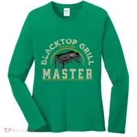 Blacktop Grill Master Griddle Bbq Stone Chef Women's Long Sleeve Shirt thumb 0