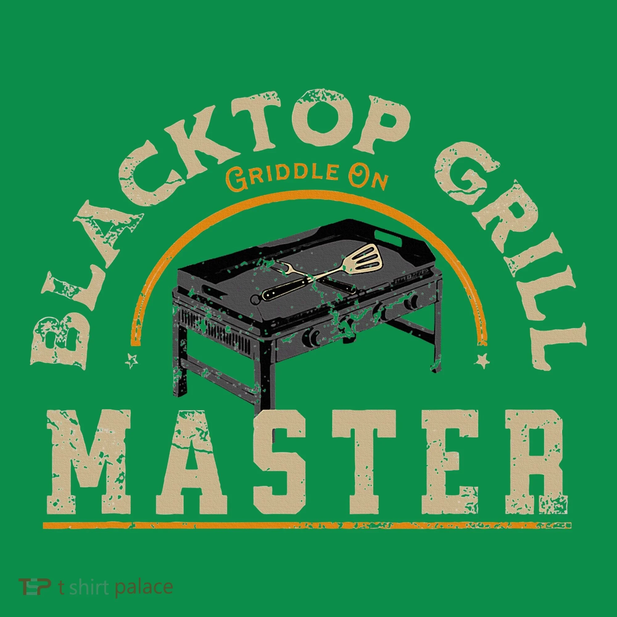 Blacktop Grill Master Griddle Bbq Stone Chef Women's T-Shirt
