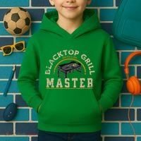 Blacktop Grill Master Griddle Bbq Stone Chef Kids Hoodie thumb 2