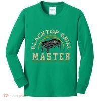 Blacktop Grill Master Griddle Bbq Stone Chef Kids Long Sleeve Shirt thumb 0