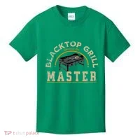 Blacktop Grill Master Griddle Bbq Stone Chef Kids T-Shirt thumb 0